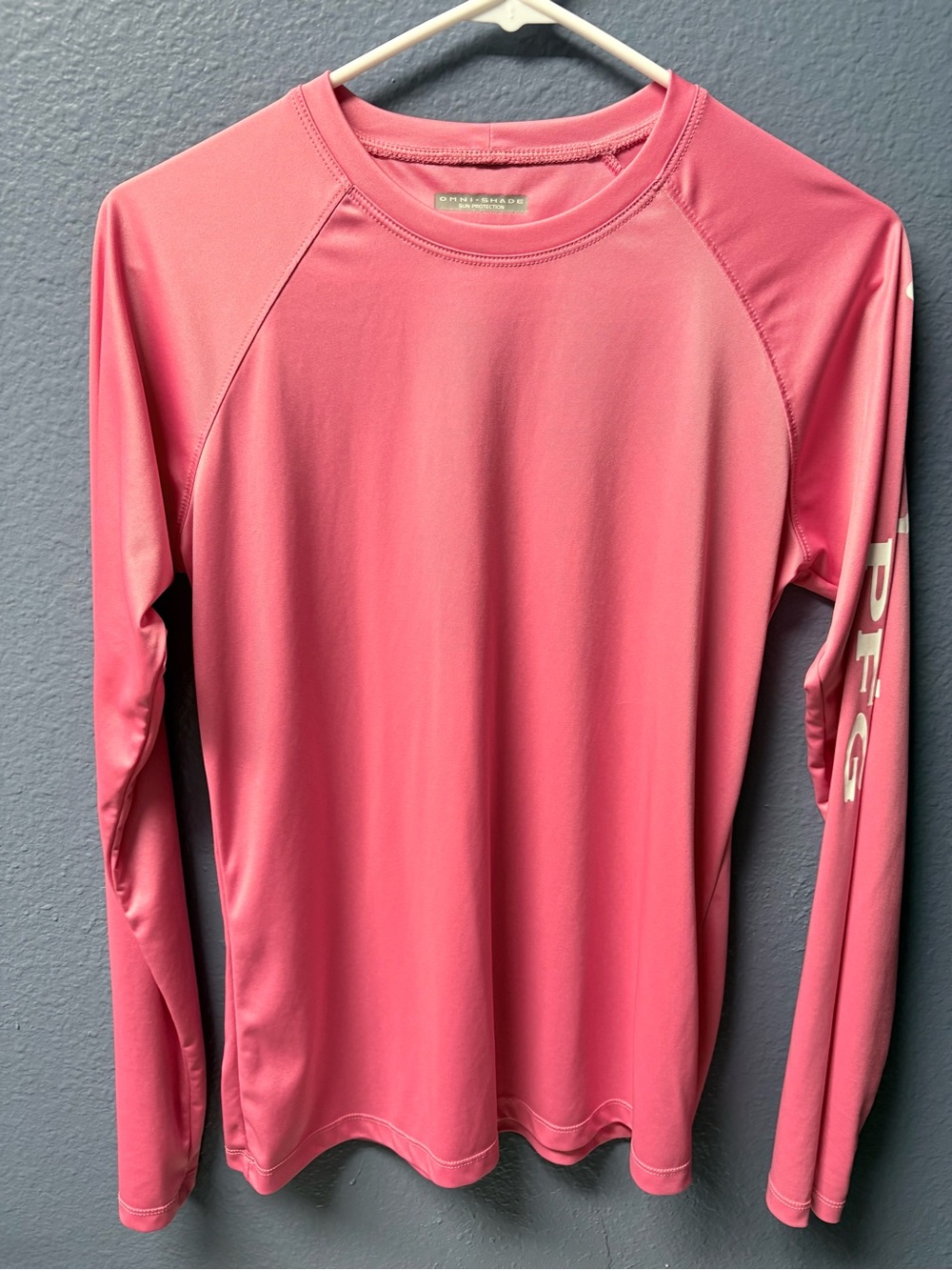 Performance Long-Sleeve Tee in Pink by PFG
